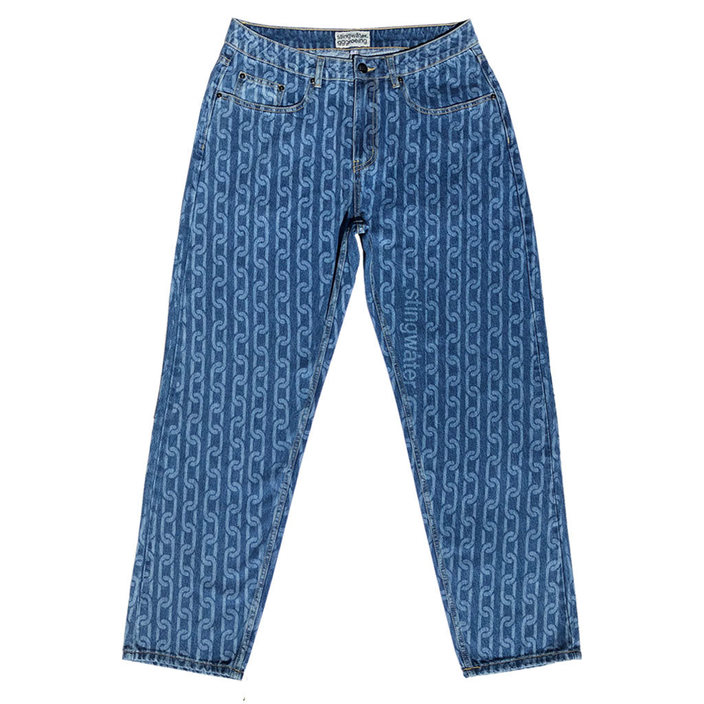 Stingwater Chain Jeans Blue