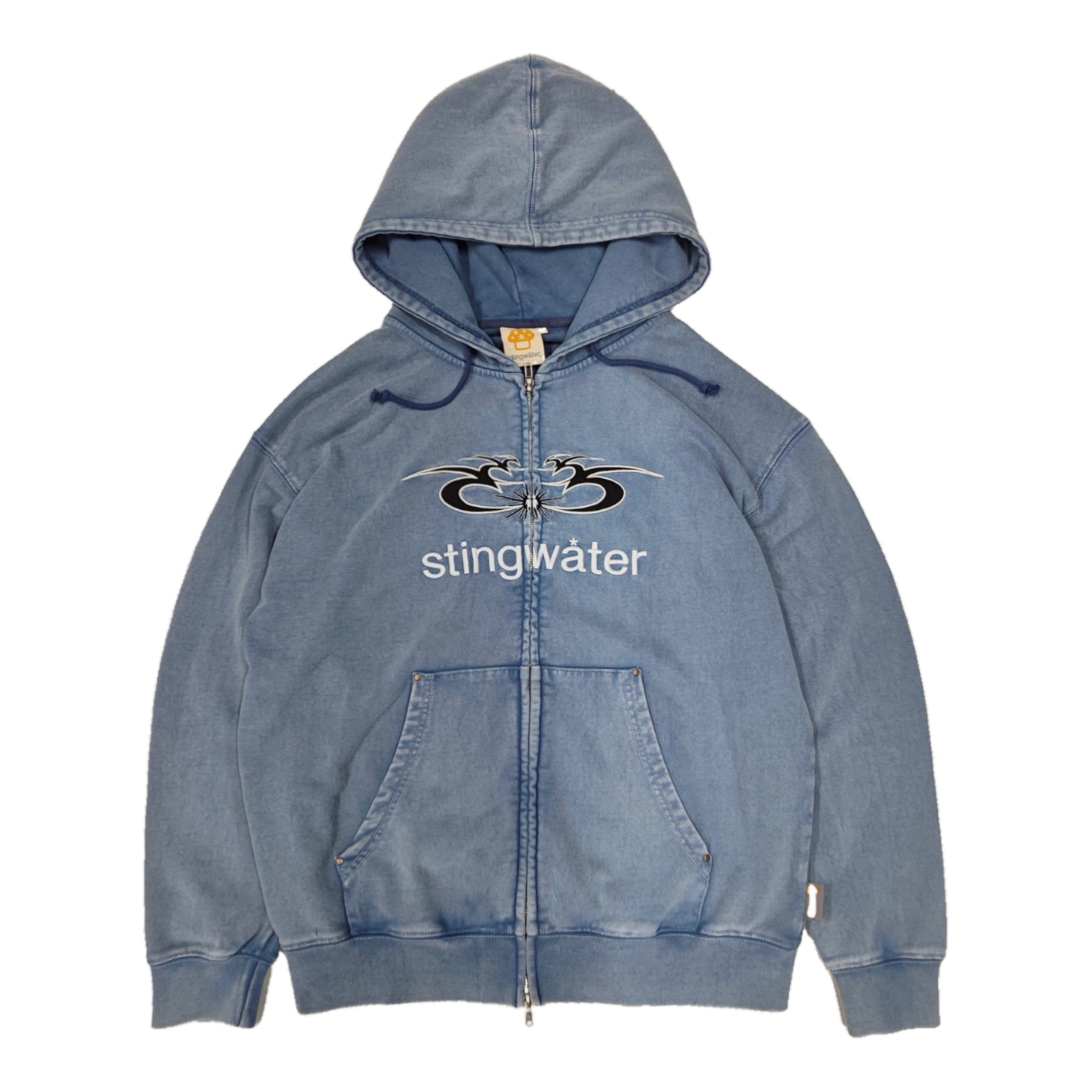 Stingwater Big Moses Full Zip Hoodie Vintage Blue – Stingwater