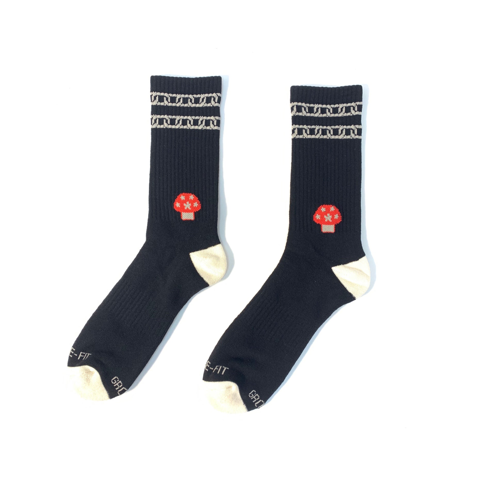 Athletic Aga Chain Socks Black – Stingwater