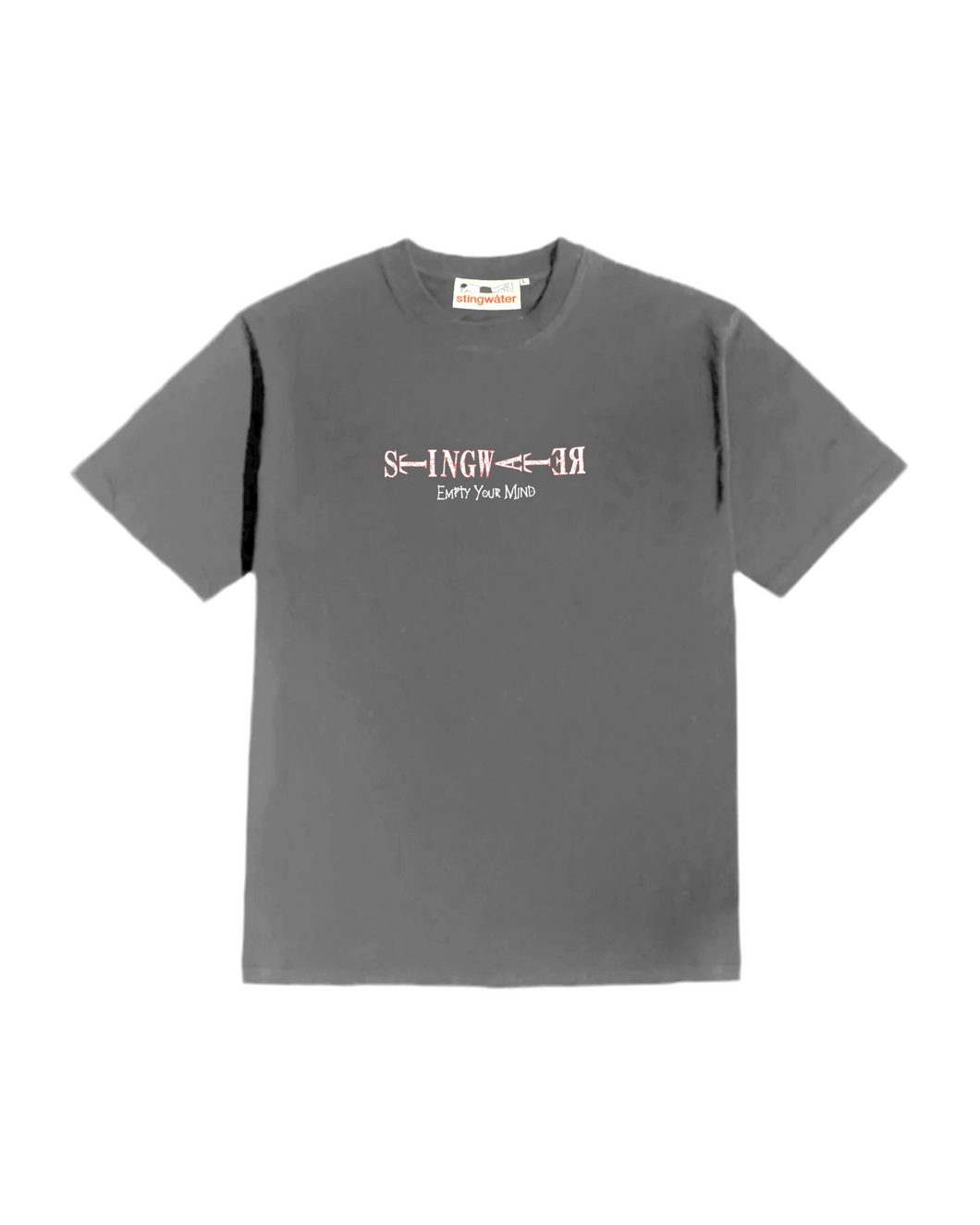 Death Logo T-Shirt Metal Gray