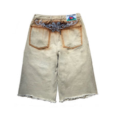 Load image into Gallery viewer, Saloon Jean Shorts Khaki (ft. Kevin Mejia)
