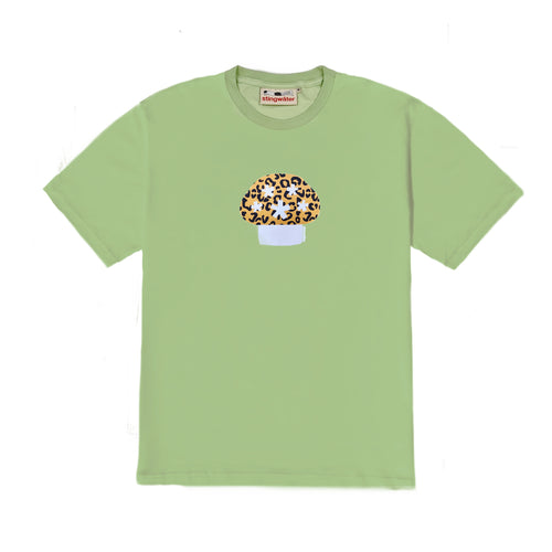 Leopard Aga Mushroom T Shirt Alkaline Green