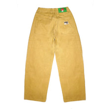 Load image into Gallery viewer, Vegan Suede Double Knee Canvas Pants Wheat Brown
