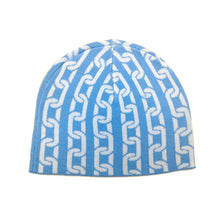 Load image into Gallery viewer, Stingwater chain skully beanie sky blue
