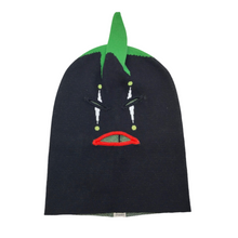 Load image into Gallery viewer, Clown Eggplant Balaclava Black
