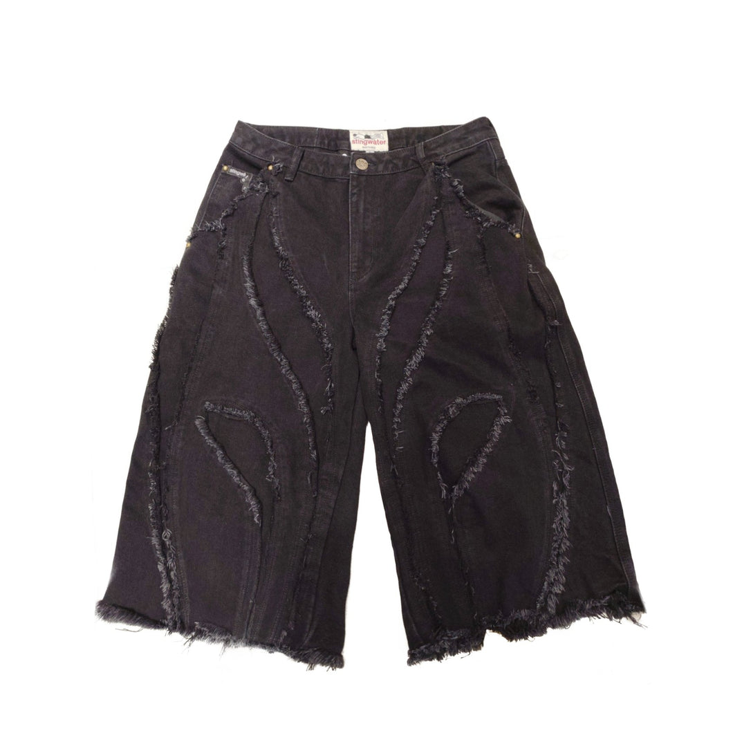 Stingwater Saloon Jean Shorts Black