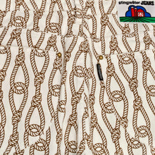 Load image into Gallery viewer, Rope Chain Twill Pants White
