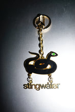 Load image into Gallery viewer, Stingwater Groeing Snake Keychain black
