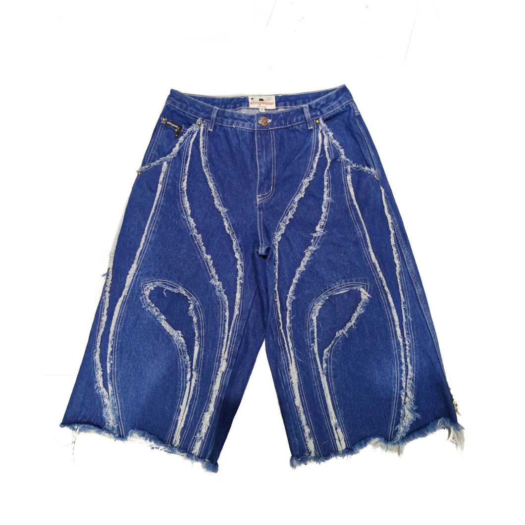 Saloon Jean Shorts True Blue