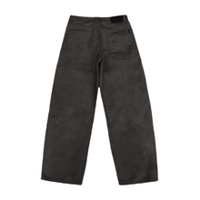 Load image into Gallery viewer, Vegan Suede Double Knee Twill Pants Black
