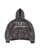 Load image into Gallery viewer, Stingwater Ego death denim hoodie
