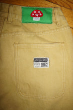 Load image into Gallery viewer, Vegan Suede Double Knee Canvas Pants Wheat Brown
