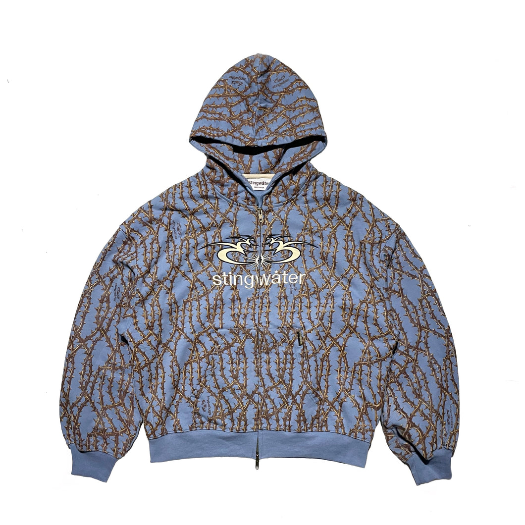 Stingwater Thorn Zip Up Hoodie Blue