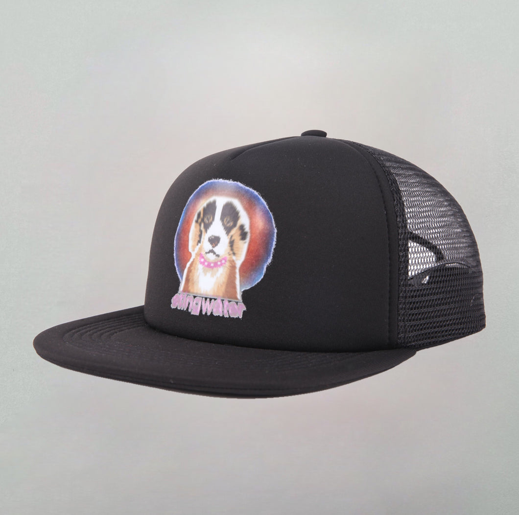 Emotional Support Dog Trucker Hat Black