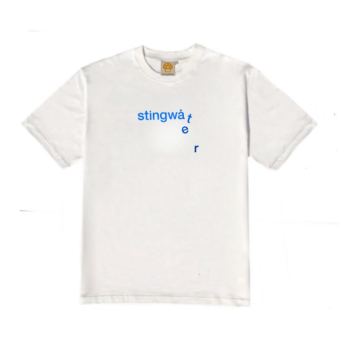 Stingwater Melting Logo T-Shirt White