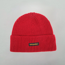 Load image into Gallery viewer, Skateboarding on Mushrooms Beanie Red
