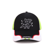 Load image into Gallery viewer, Racing S Logo Hat Black/Green/Red

