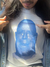 Load image into Gallery viewer, “James had tears in his eyes: Blue” T-Shirt White
