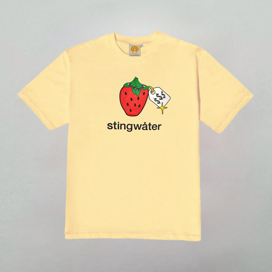 Very Speshal Organic Strawberry T-Shirt Faded Yellow