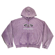 Moses Zip Up Hoodie Acid Purple