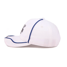 Load image into Gallery viewer, Racing S Logo Hat White/Blue
