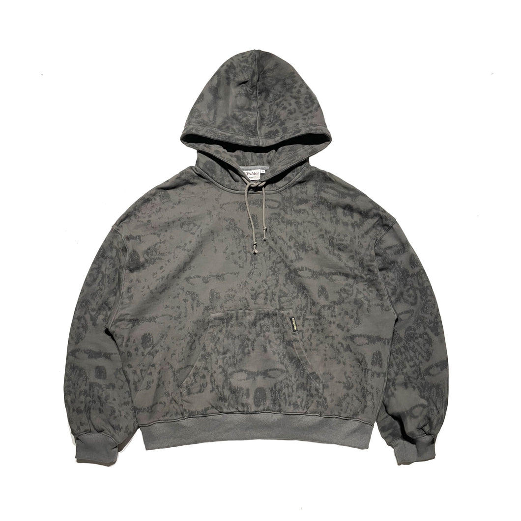 Stingwater Wreck Ego Death Hoodie in Metal Gray