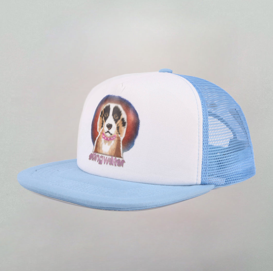 Emotional Support Dog Trucker Hat BB Blue