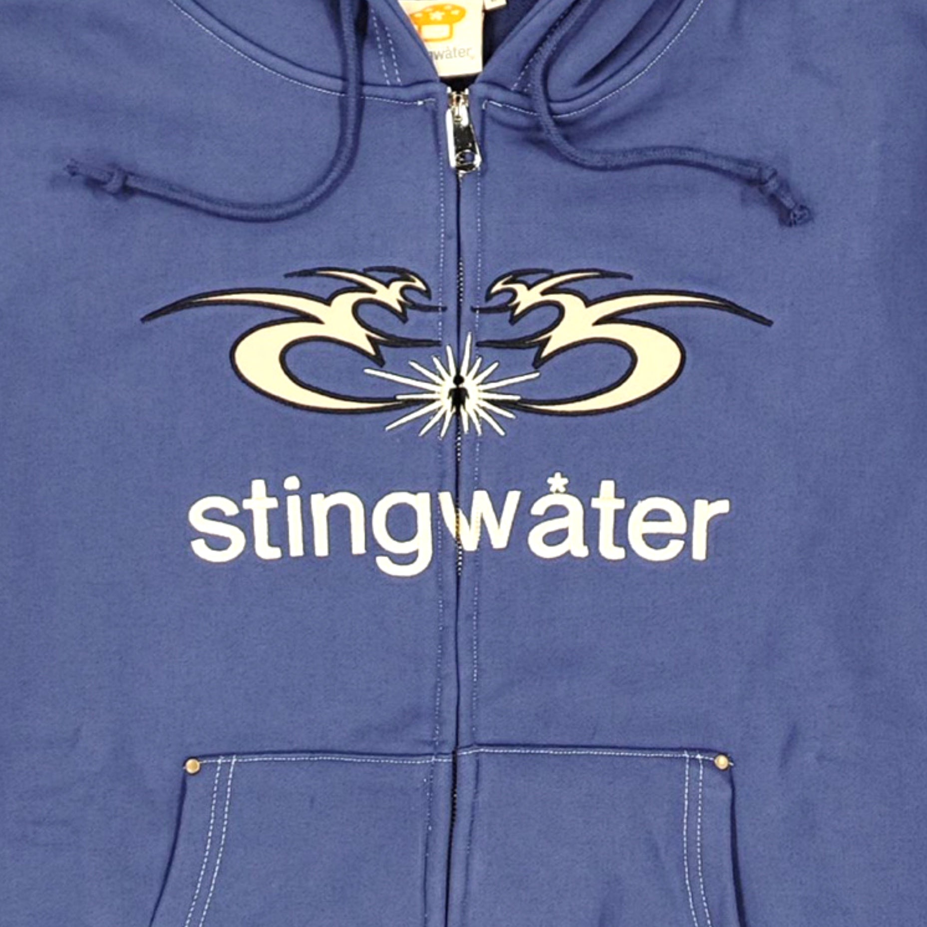 Stingwater Moses Full Zip Hoodie Navy – stingwater