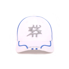 Load image into Gallery viewer, Racing S Logo Hat White/Blue
