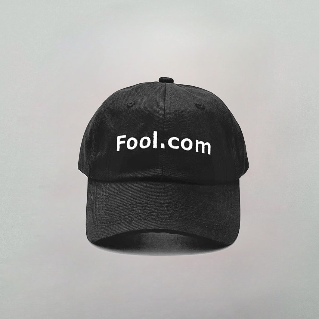 Fool.com Hat Black