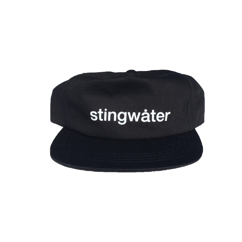 Stingwater Logotype Unstructed Hat Black