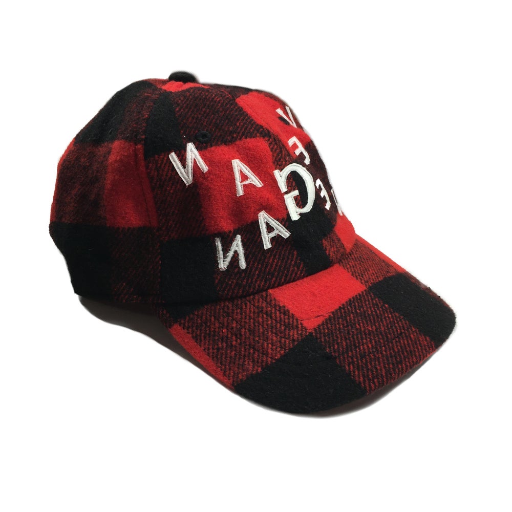 Aspiring vegan flannel hat