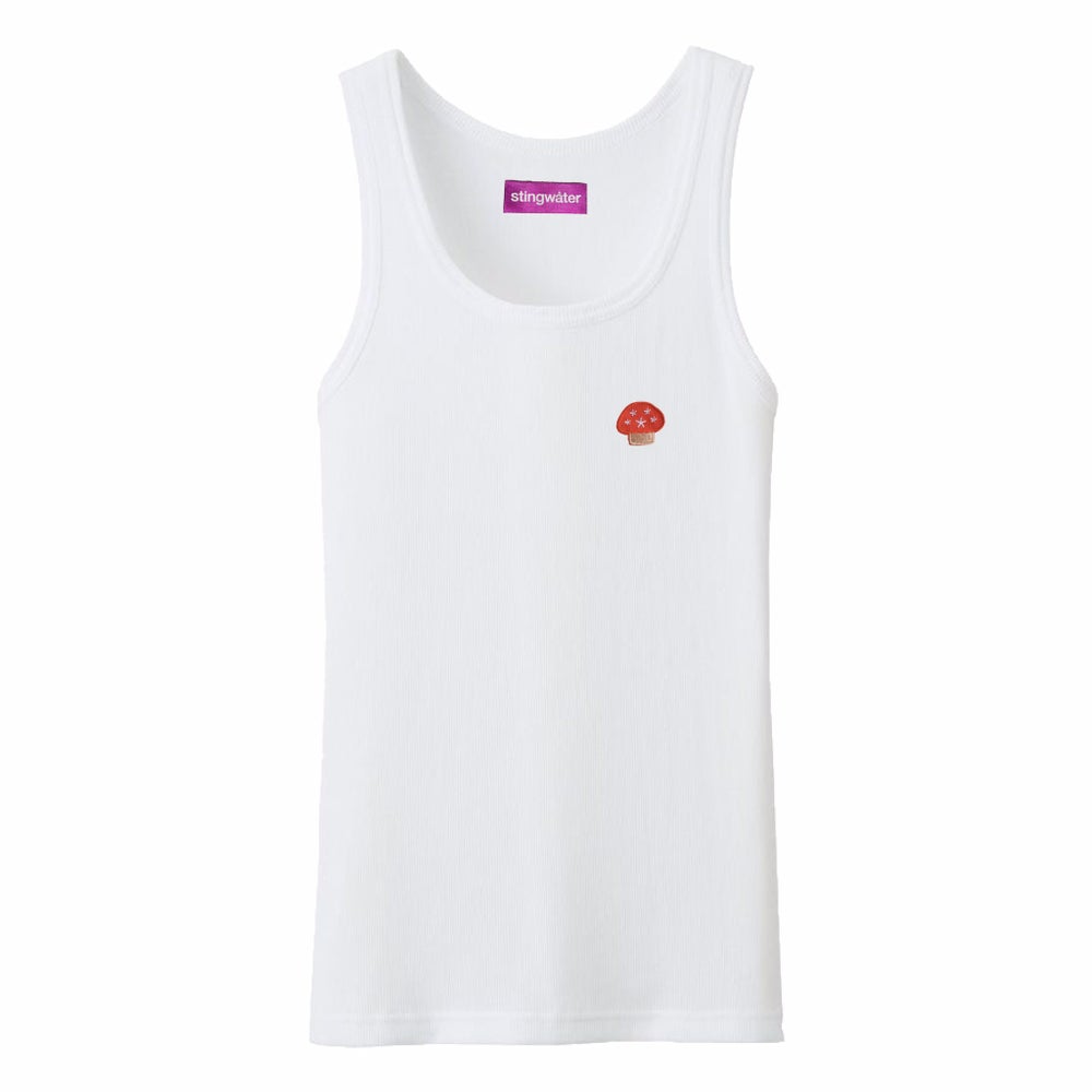 Speshal Mushroom Tank Top White