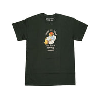 Crisis Bear T Shirt Forest Green