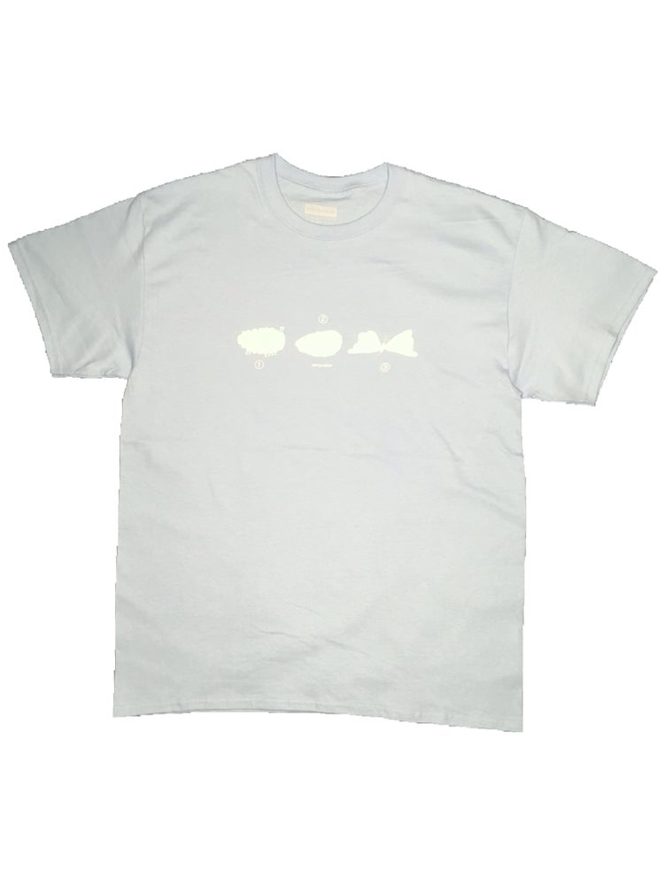 Metamorphosis T shirt sky blue