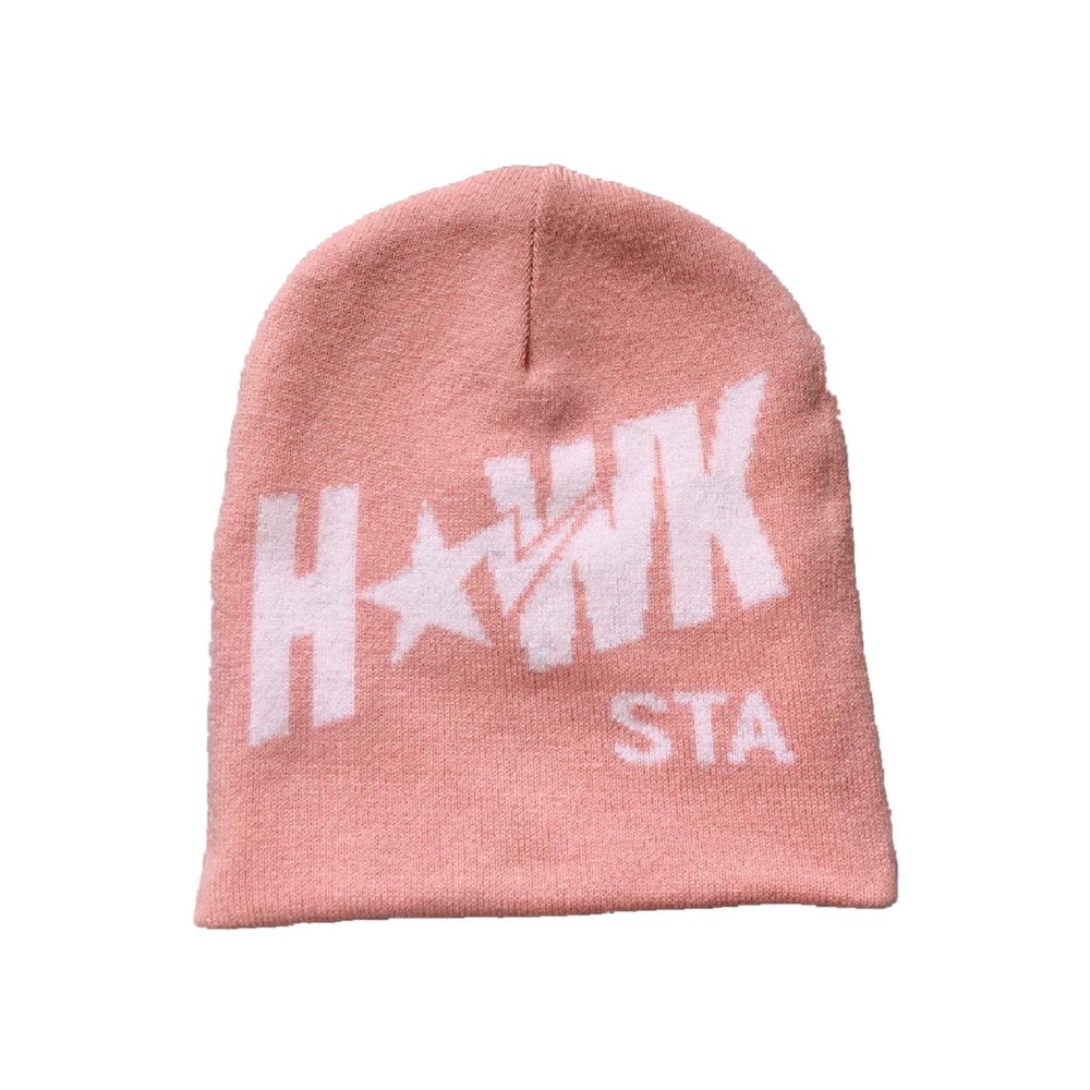 HAWK STA reversible beanie inner pink / curry