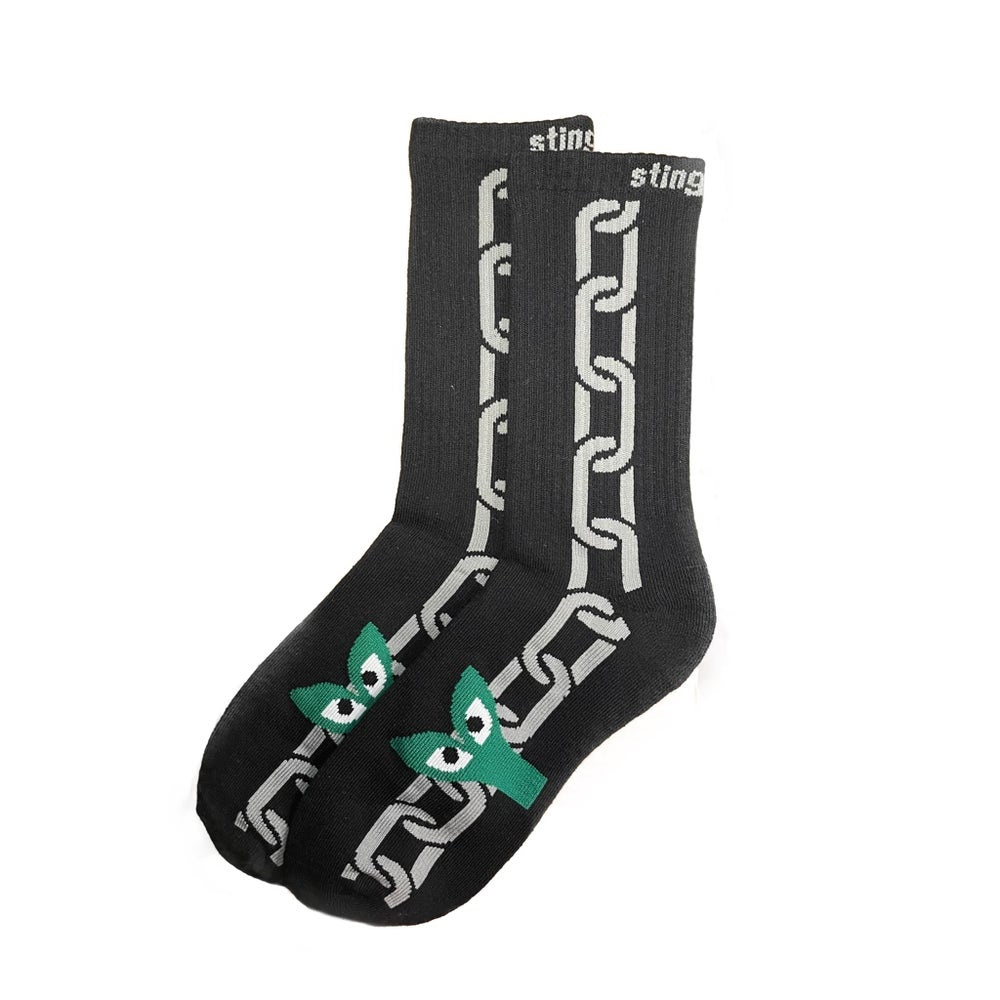 Aapi in Chains Socks Black