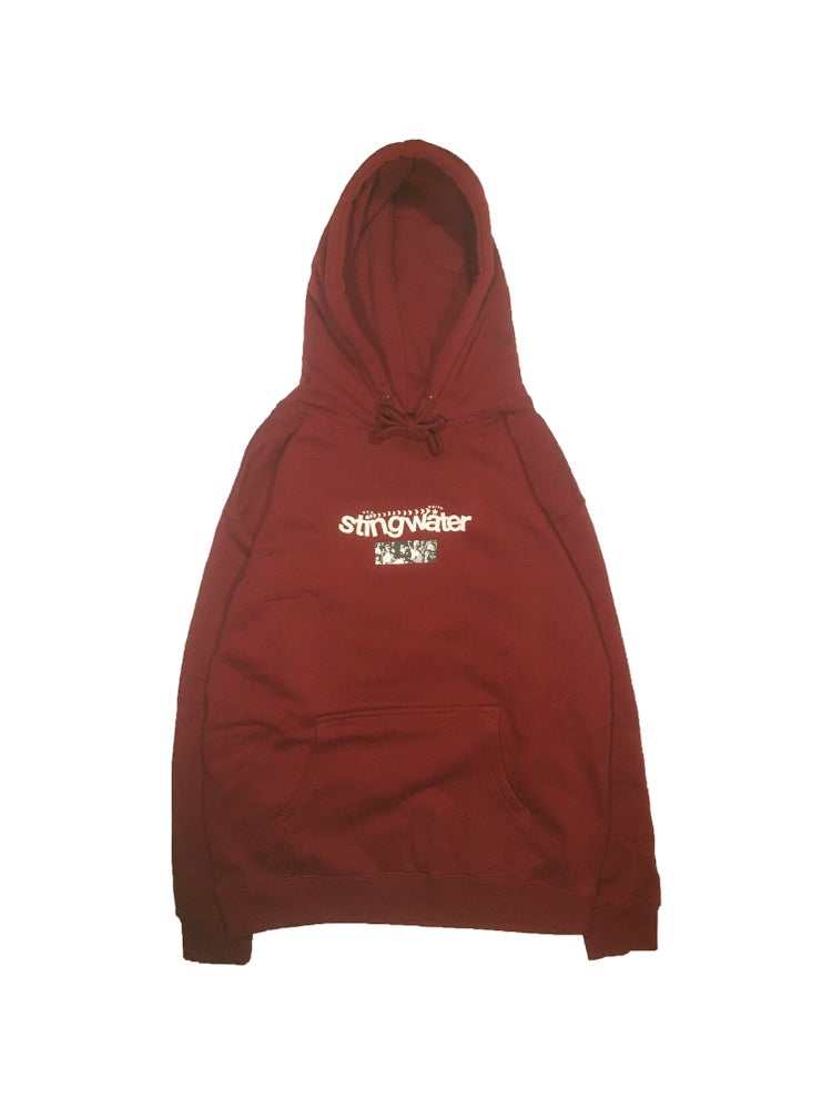 Diagram Hoodie Cranberry Red