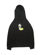 Lemon sting hoodie black