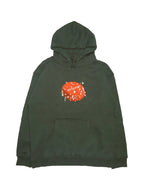 Bottle cap hoodie forest green