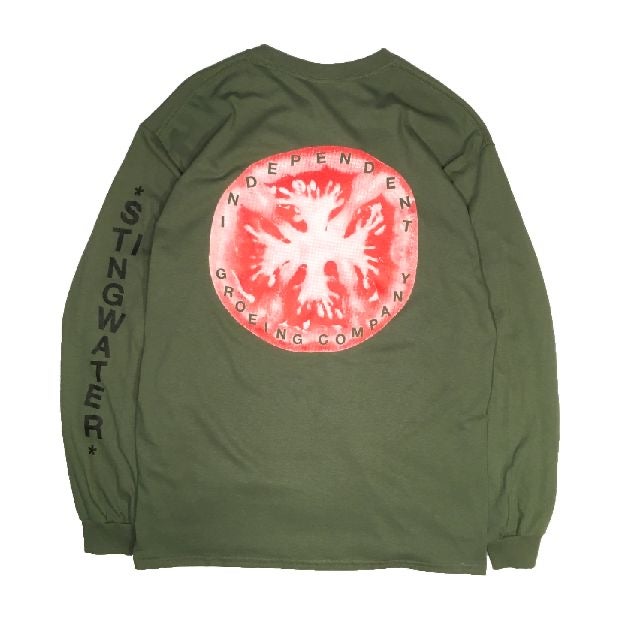 Independent Groeing Company Long Sleeve T Shirt Military Green