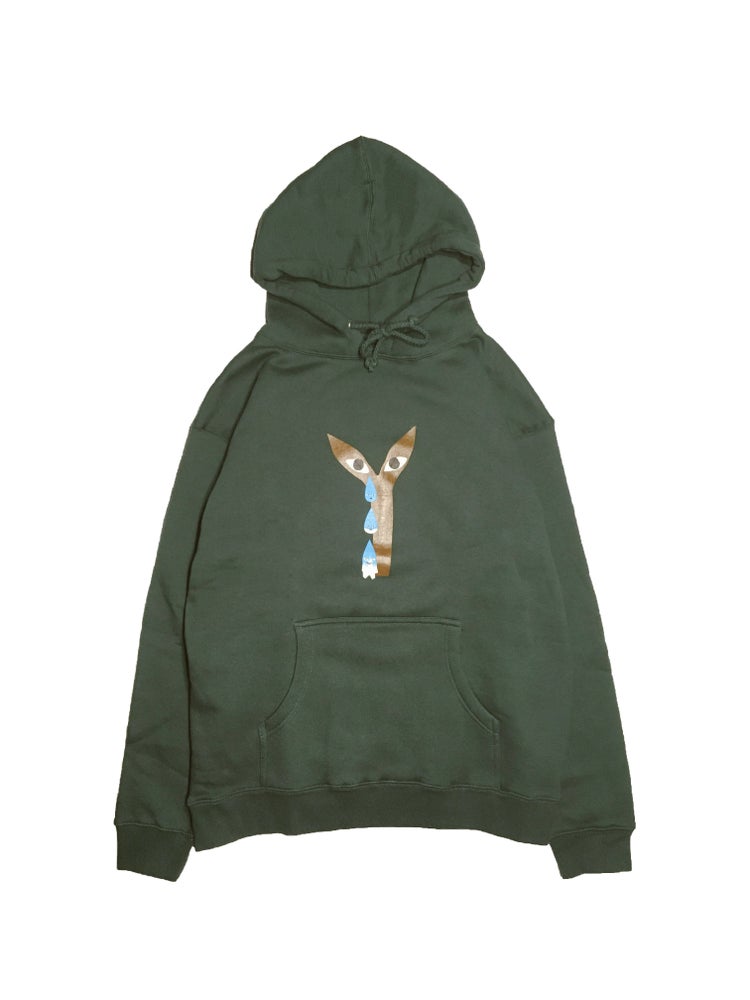 Aya’s frozen tears hoodie forest green