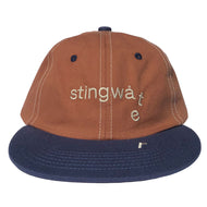 Two Tone Melting Logo Hat Brown/Navy