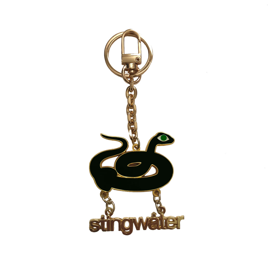 Stingwater Groeing Snake Keychain black