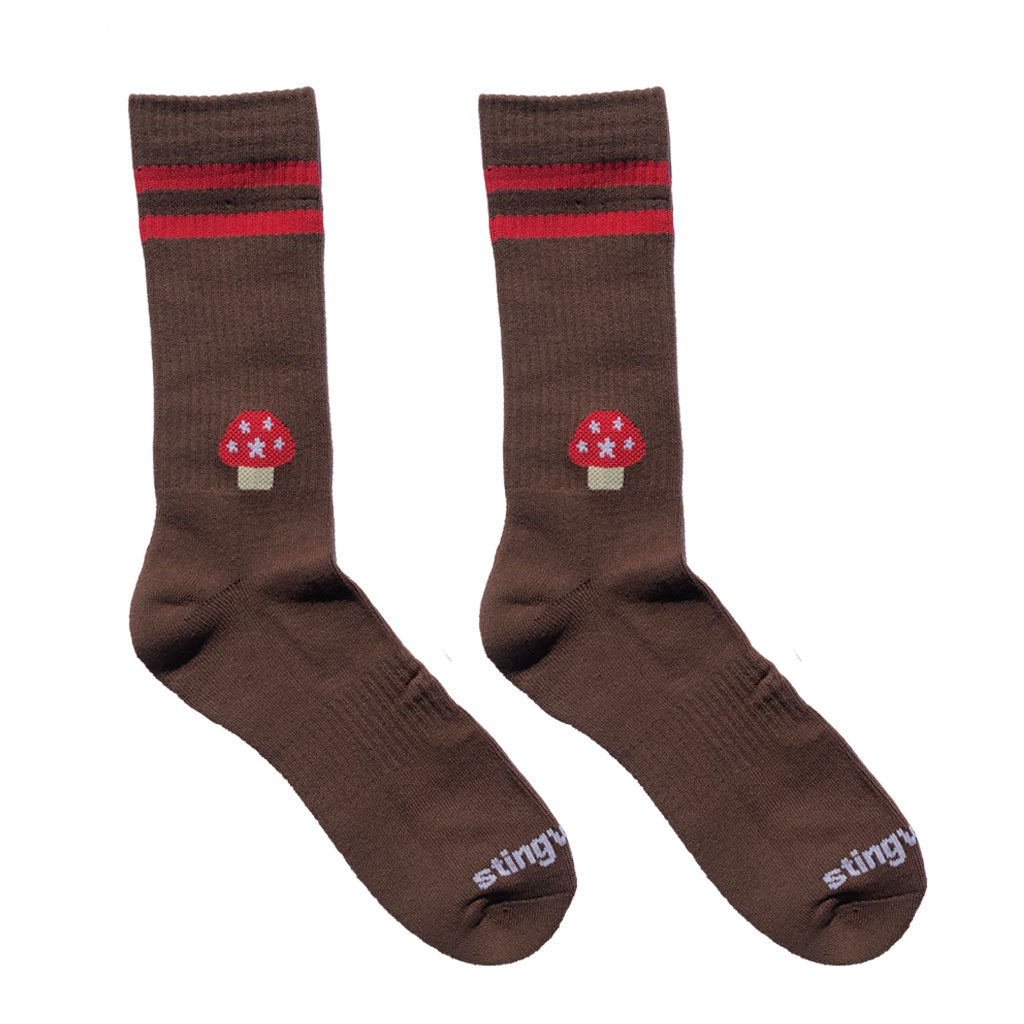 Athletic Aga Socks Brown – stingwater