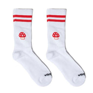 Aga Groe Striped Sock Off White