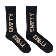 Empty Your Mind Socks Black