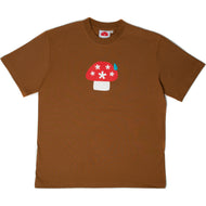 Aga and V Speshal Water Patch T-Shirt Brown