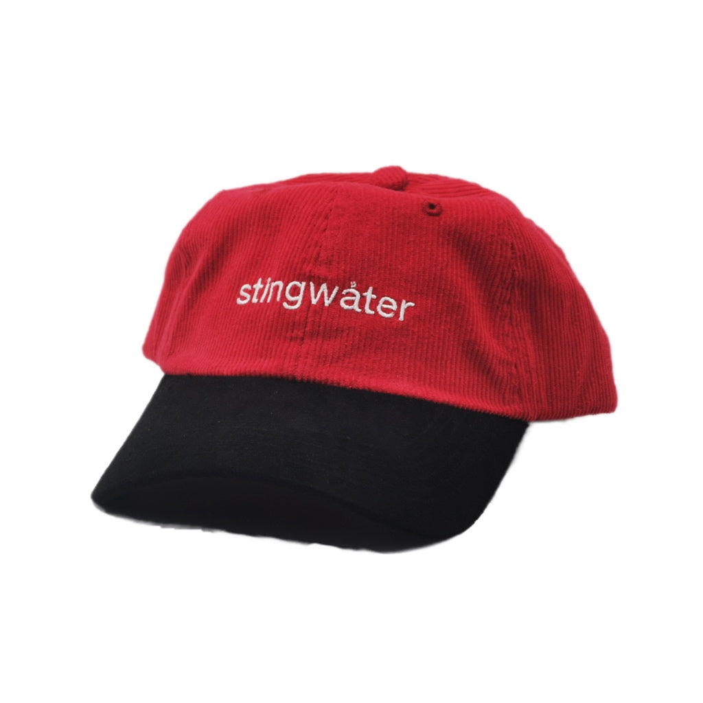 Corduroy/V. Suede Classic Logo Two Tone Hat Red/Black