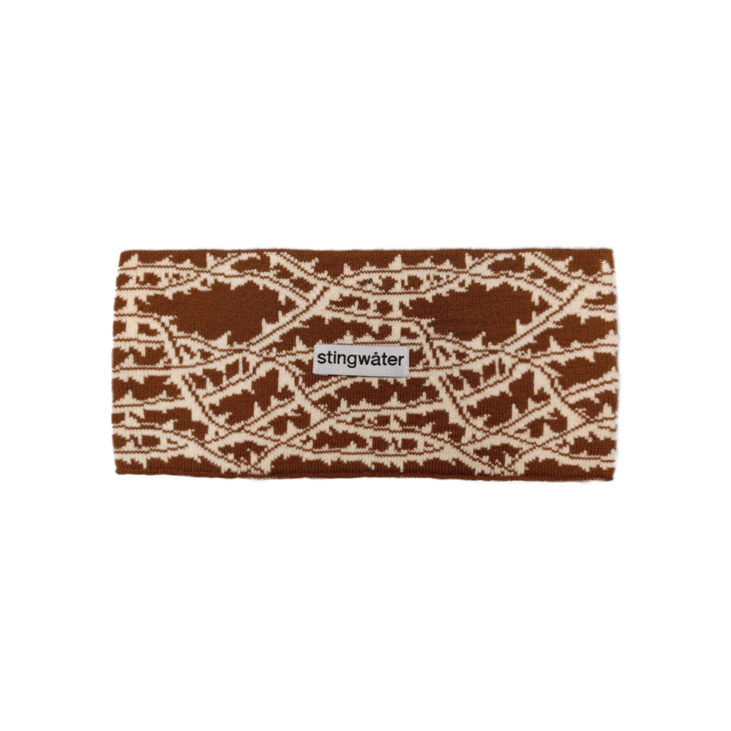 Thorn knit head band caffeine brown